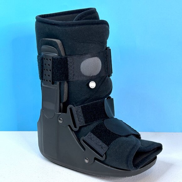 DeRoyal Inline Pneumatic Air Walker Small Low Top Medical Boot Rigid Outer Shell - Picture 1 of 11